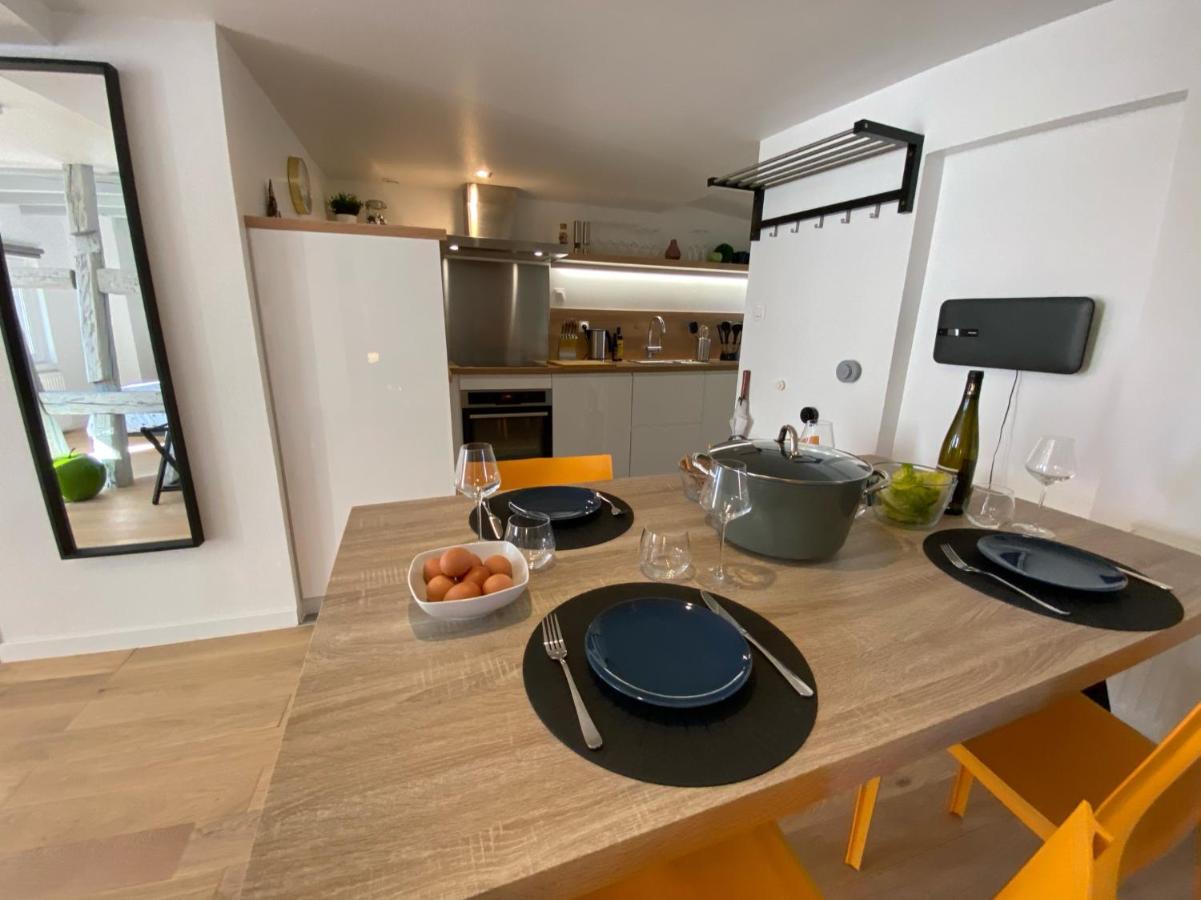DUPLEX Le 12 - Appartement avec terrasse dans le vignoble - 5 mn du centre de Colmar Wettolsheim Extérieur photo